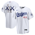 Los Angeles Dodgers Nike x KAWS White MLB baseball jersey