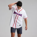 Dominican Republic Baseball Nike White MLB baseball jersey