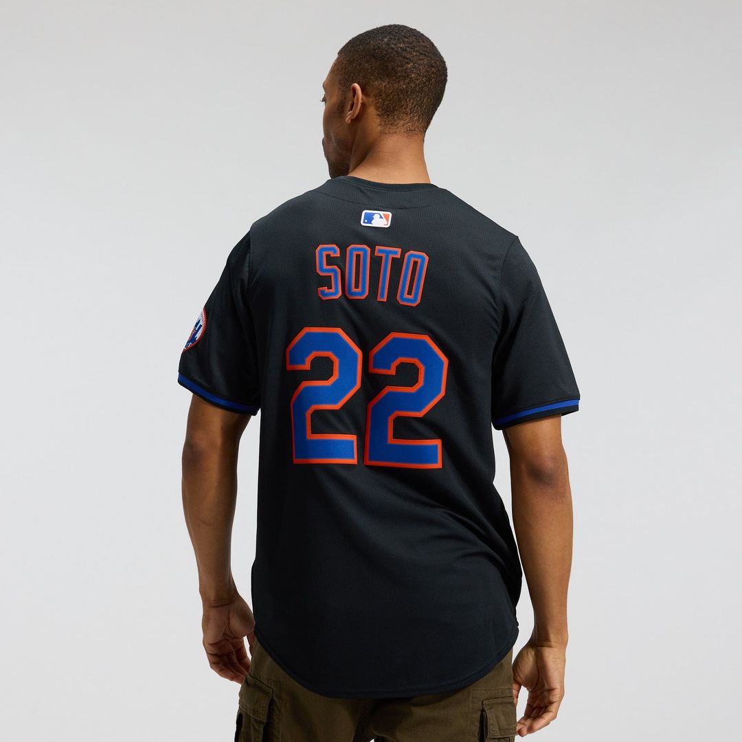 New York Mets Nike Authentic Jersey Black