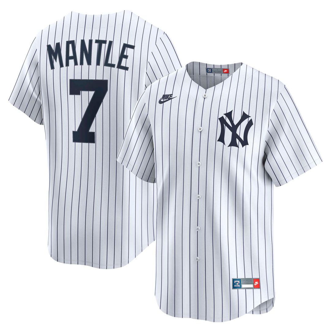 New York Yankees Nike White Authentic MLB baseball jersey