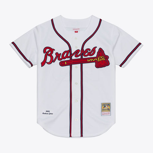 Atlanta Braves Mitchell & Ness White Authentic MLB baseball jersey