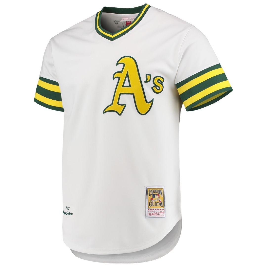 Athletics Mitchell & Ness Authentic Jersey White