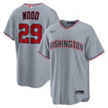Washington Nationals Nike Replica Jersey Gray