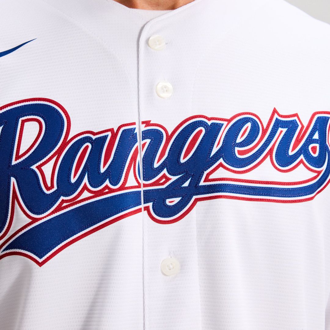 Texas Rangers Nike Replica Jersey White