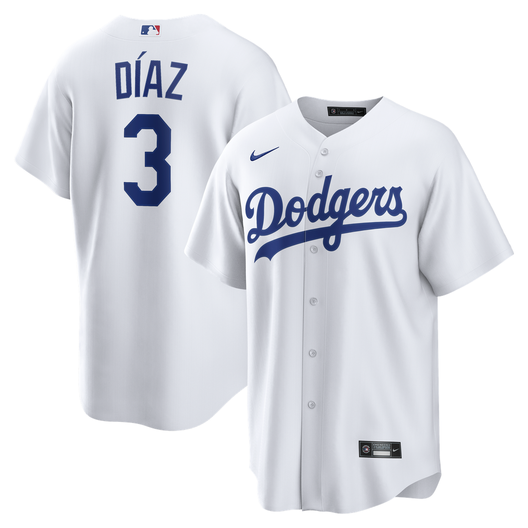 Los Angeles Dodgers Nike White Replica MLB baseball jersey