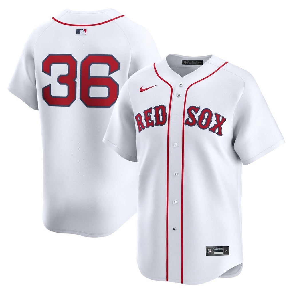 Boston Red Sox Nike White Authentic MLB baseball jersey