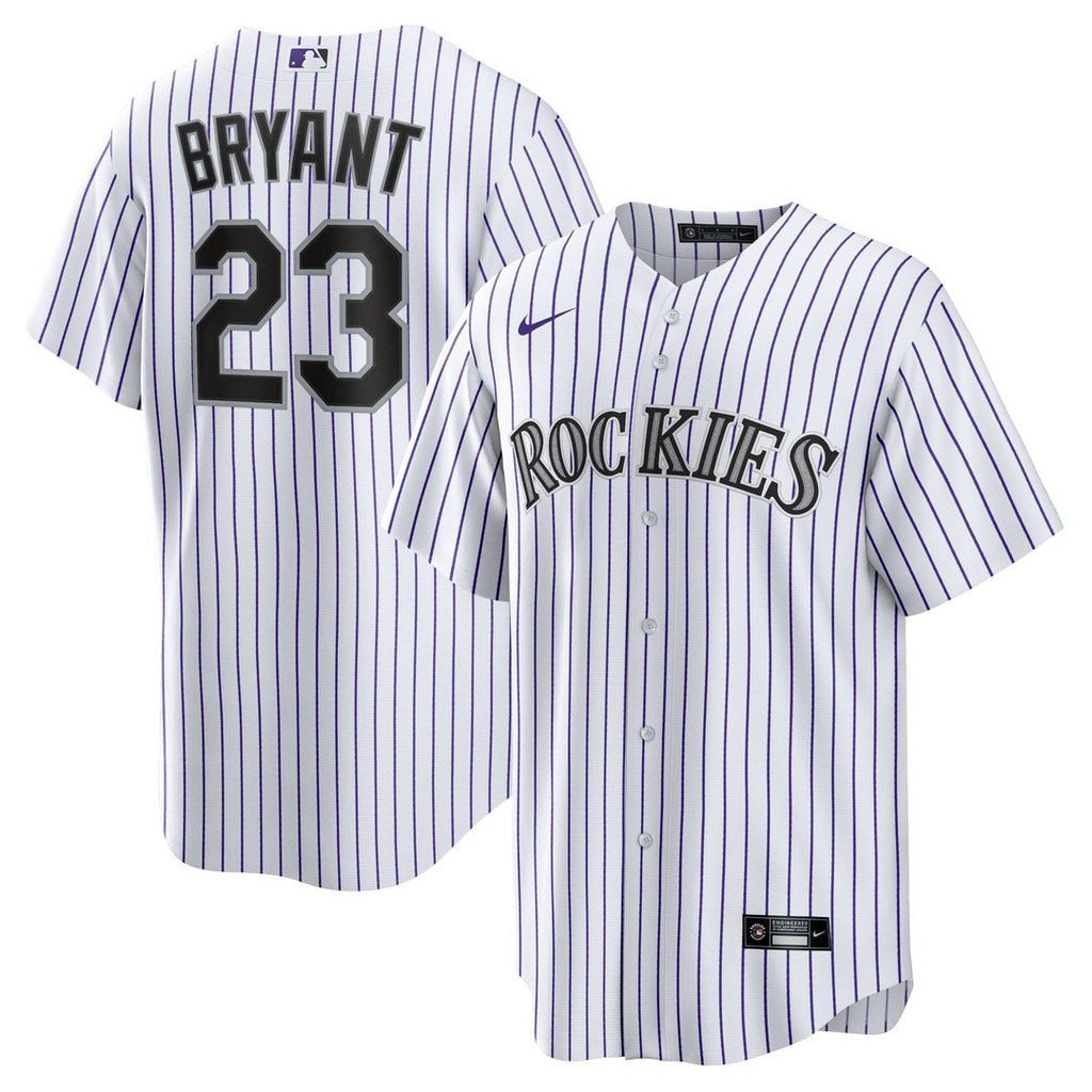 Colorado Rockies Nike White Replica MLB baseball jersey