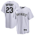 Colorado Rockies Nike White Replica MLB baseball jersey