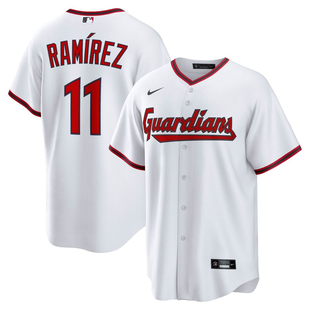 Cleveland Guardians Nike White Replica MLB baseball jersey