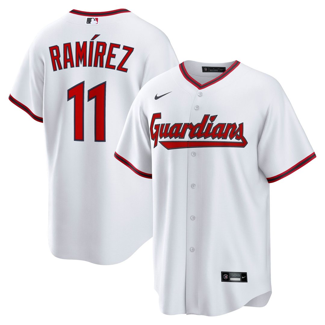 Cleveland Guardians Nike White Replica MLB baseball jersey
