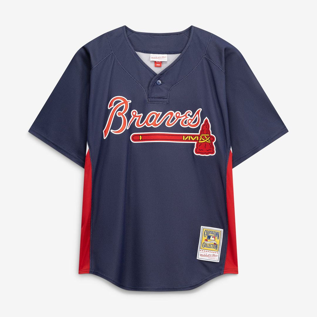 Atlanta Braves Mitchell & Ness Authentic Jersey Navy