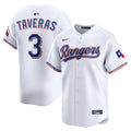 Texas Rangers Nike White Authentic MLB baseball jersey