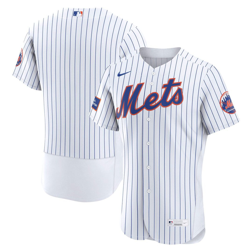 New York Mets Nike White Authentic MLB baseball jersey