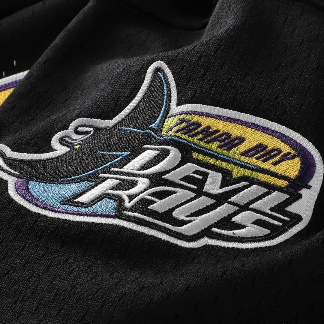 Tampa Bay Rays Mitchell & Ness Authentic Jersey Black
