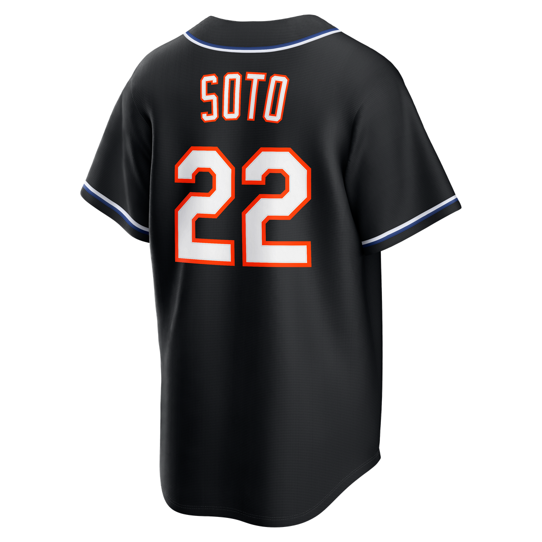 New York Mets Nike Replica Jersey Black