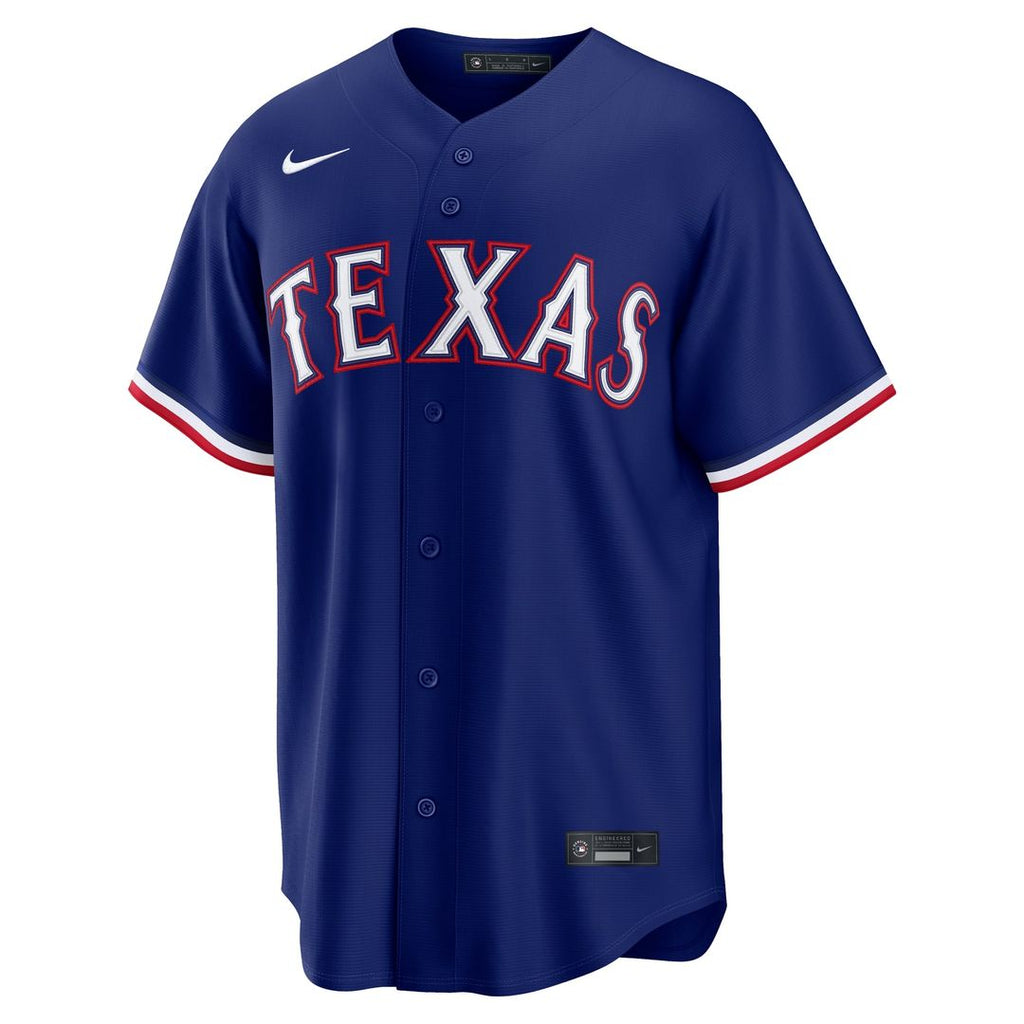 Texas Rangers Nike Replica Jersey Gray