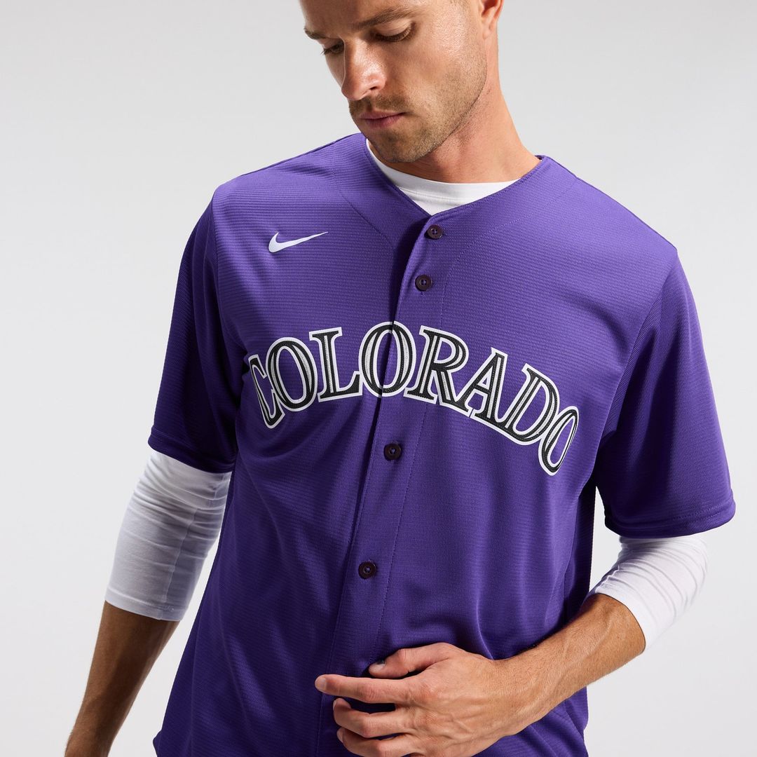 Colorado Rockies Nike Replica Jersey White