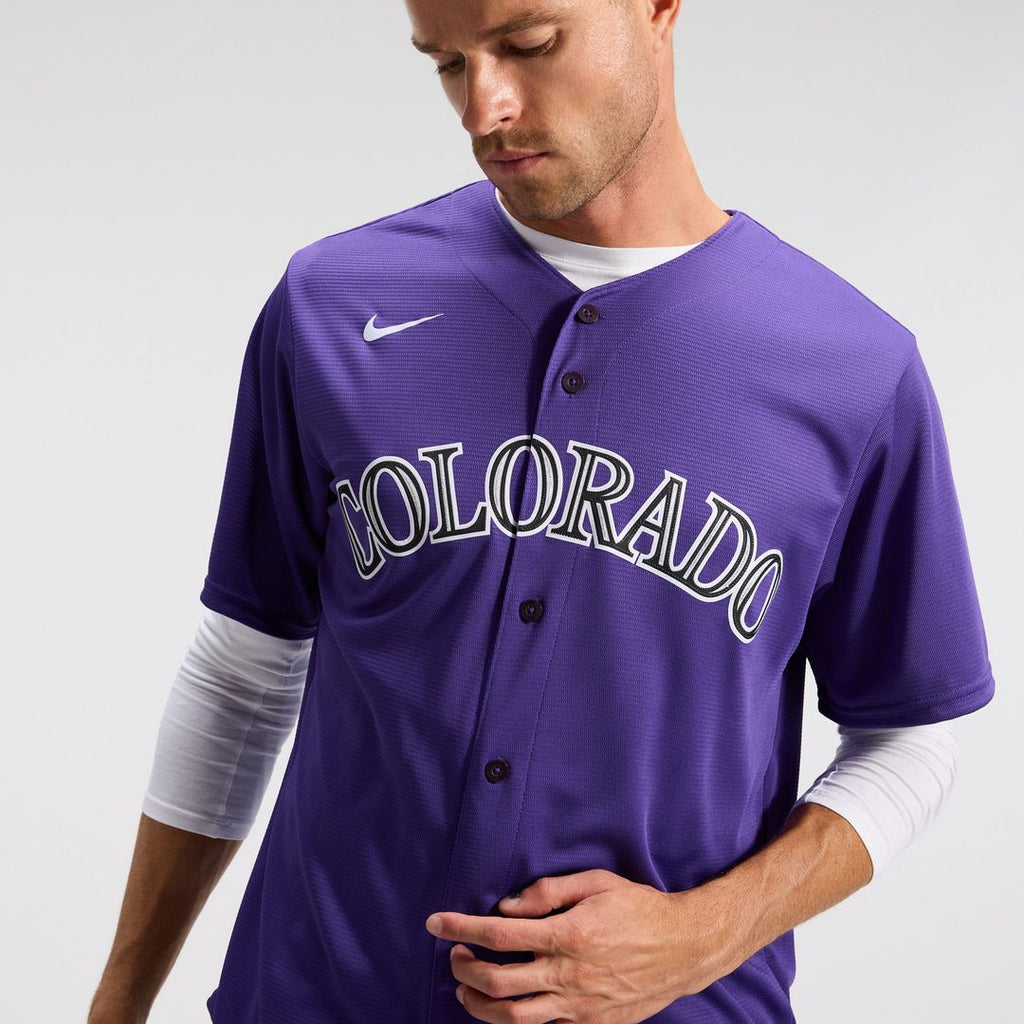 Colorado Rockies Nike Replica Jersey Purple