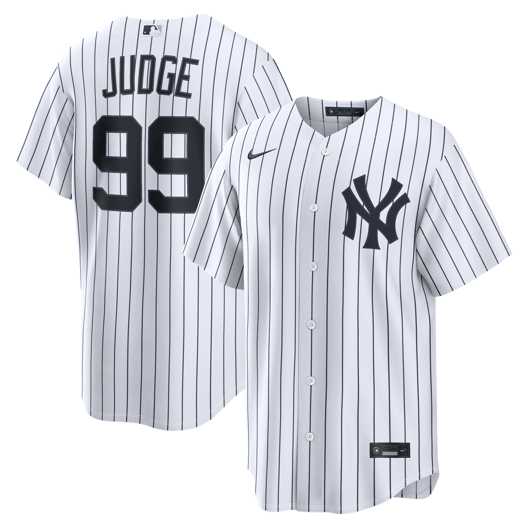 New York Yankees Nike White Replica MLB baseball jersey