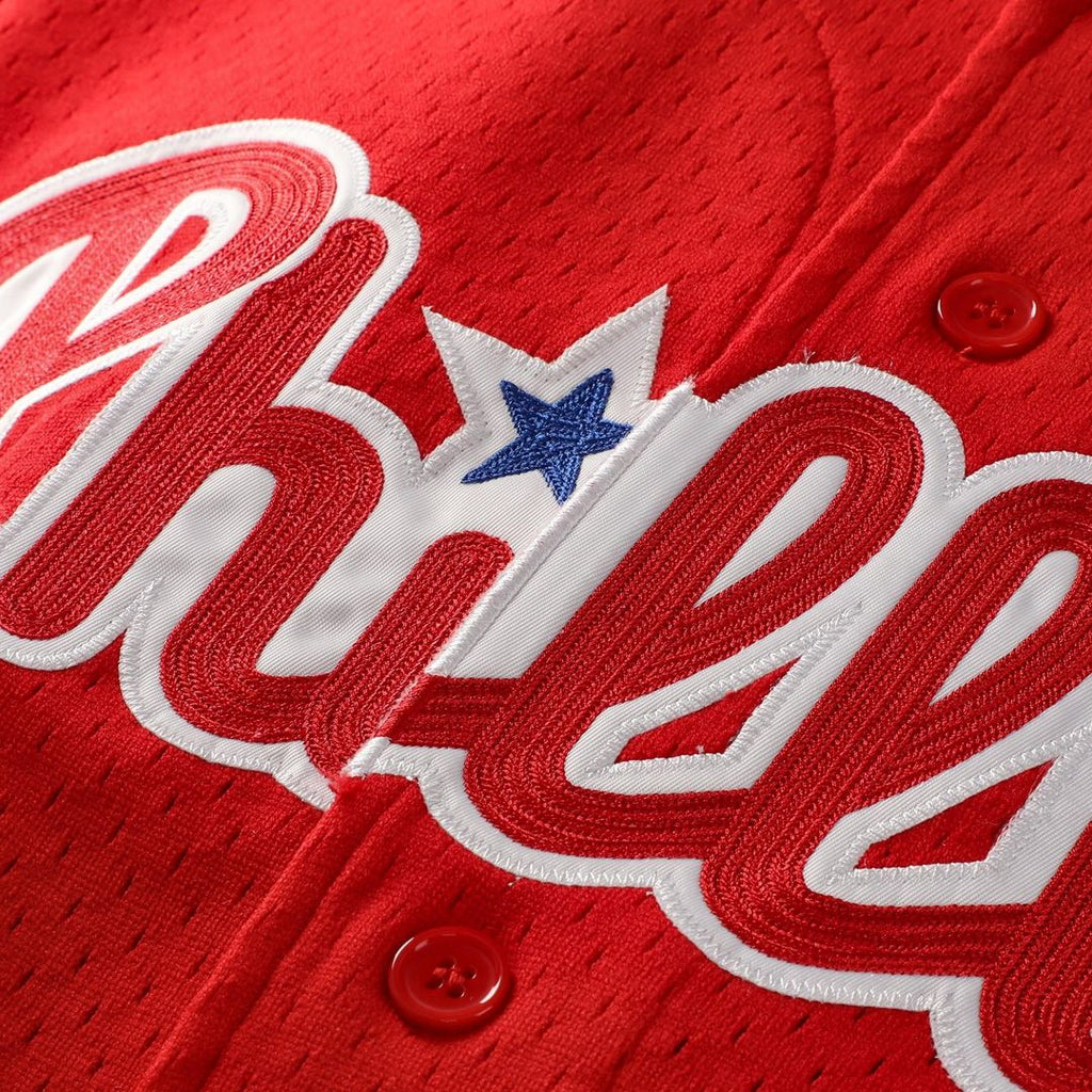 Philadelphia Phillies Mitchell & Ness Jersey Red