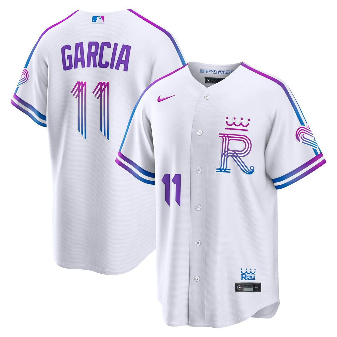 Kansas City Royals Nike White MLB baseball jersey