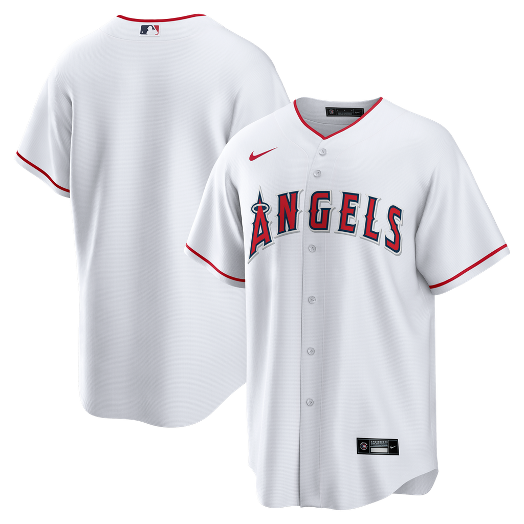 Los Angeles Angels Nike White Replica MLB baseball jersey