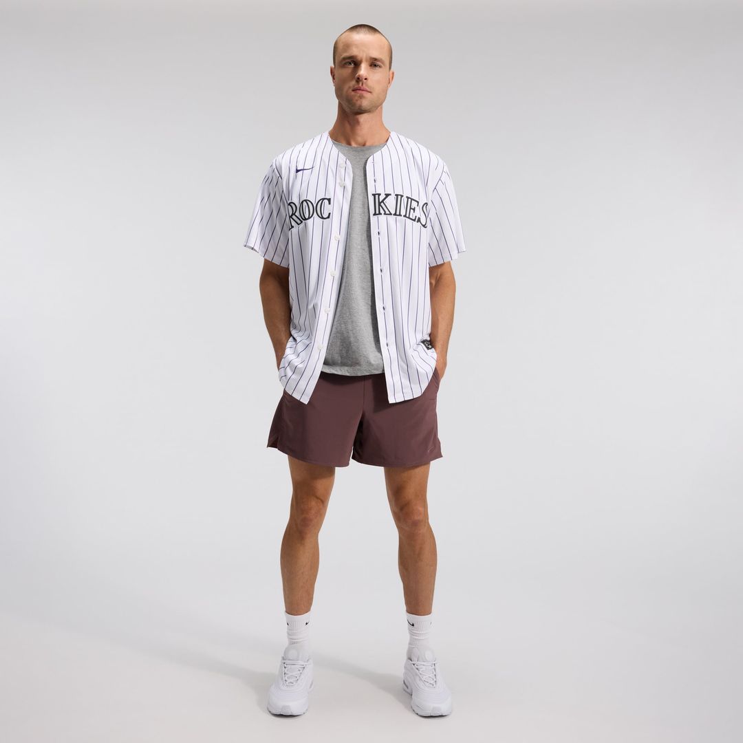 Colorado Rockies Nike Replica Jersey White