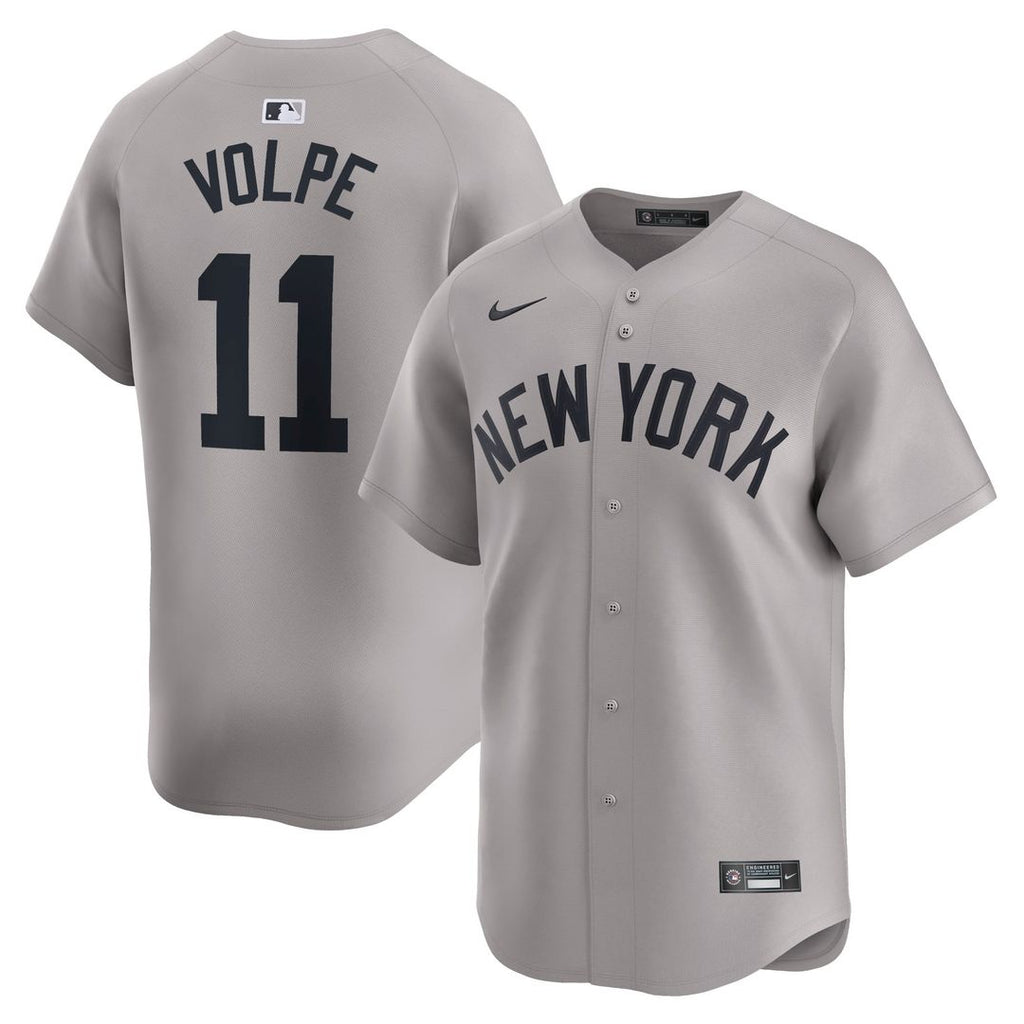 New York Yankees Nike Authentic Jersey Gray