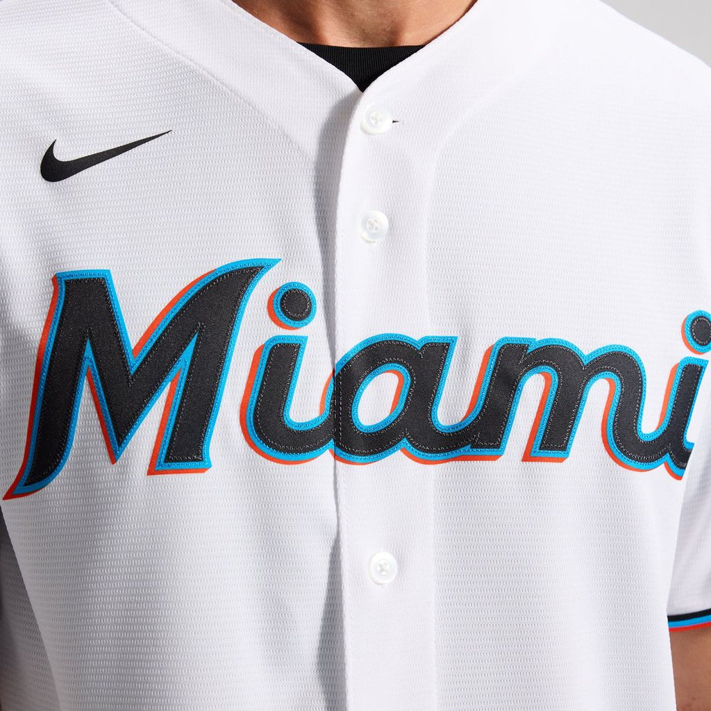 Miami Marlins Nike Replica Jersey White
