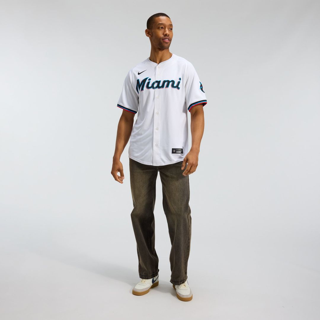 Miami Marlins Nike Authentic Jersey White
