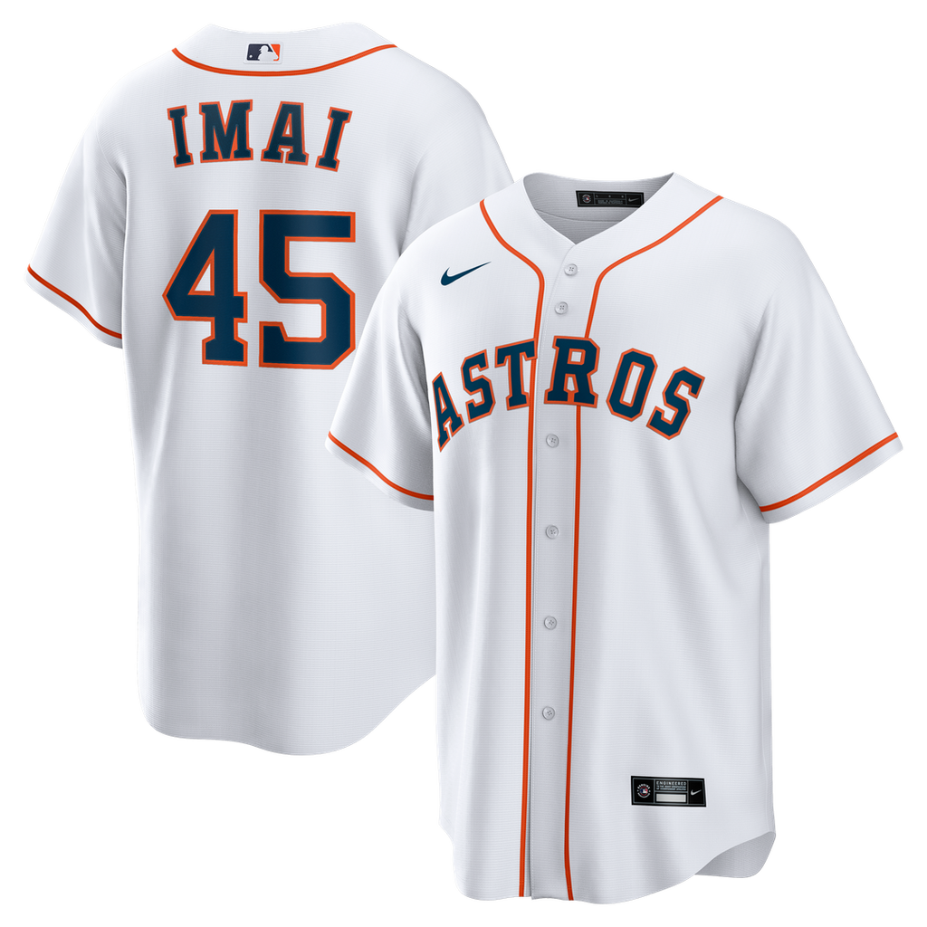 Houston Astros Nike White Replica MLB baseball jersey