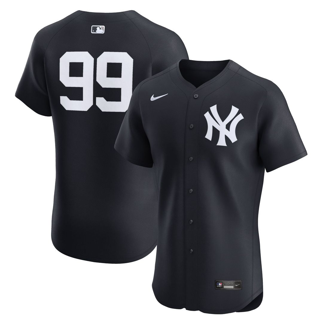 New York Yankees Nike Navy Authentic MLB baseball jersey