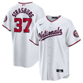 Washington Nationals Nike White Replica MLB baseball jersey