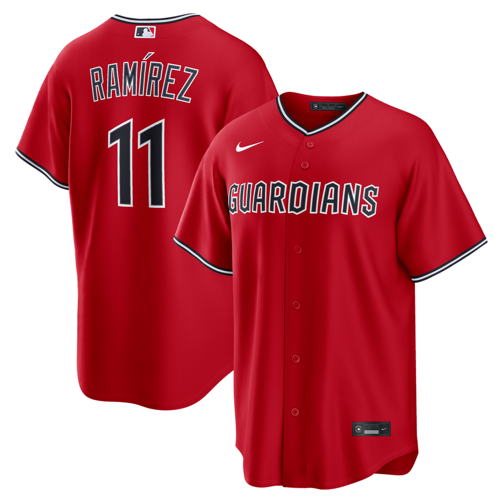 Cleveland Guardians Nike Red Replica MLB baseball jersey
