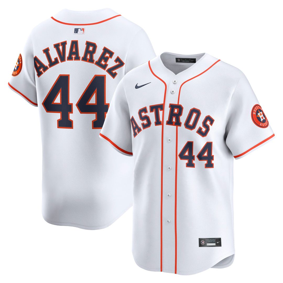 Houston Astros Nike White Authentic MLB baseball jersey