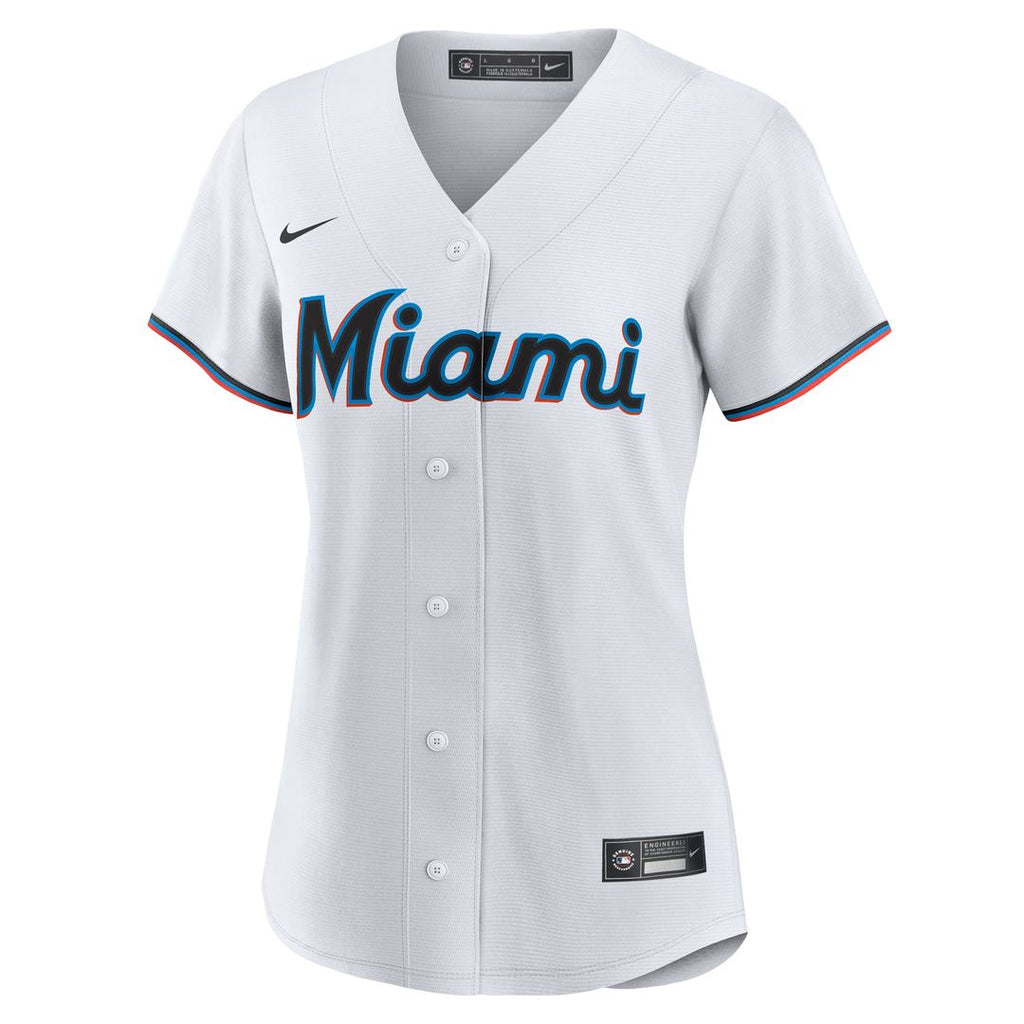 Miami Marlins Nike Replica Jersey White
