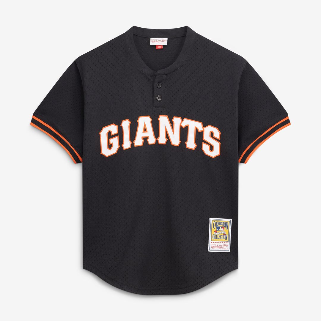 San Francisco Giants Mitchell & Ness Authentic Jersey Black