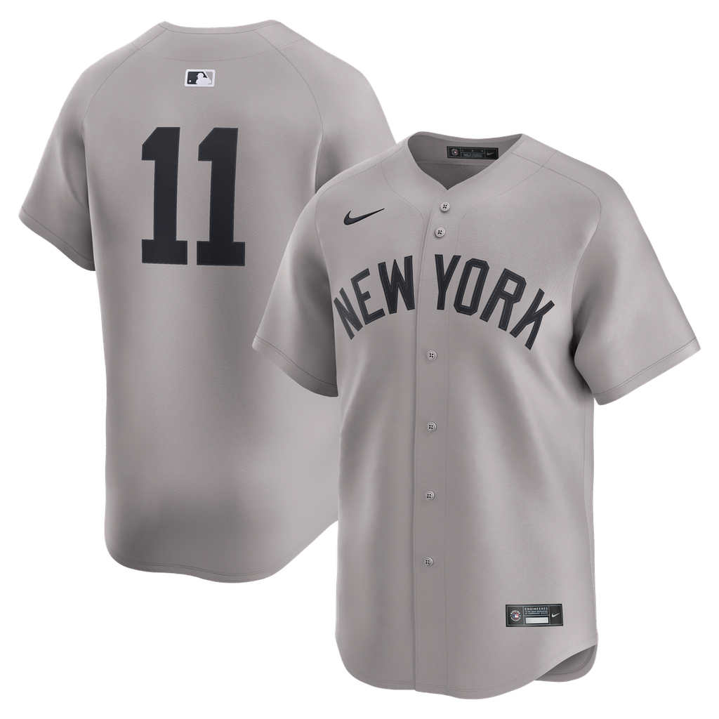 New York Yankees Nike Authentic Jersey Gray