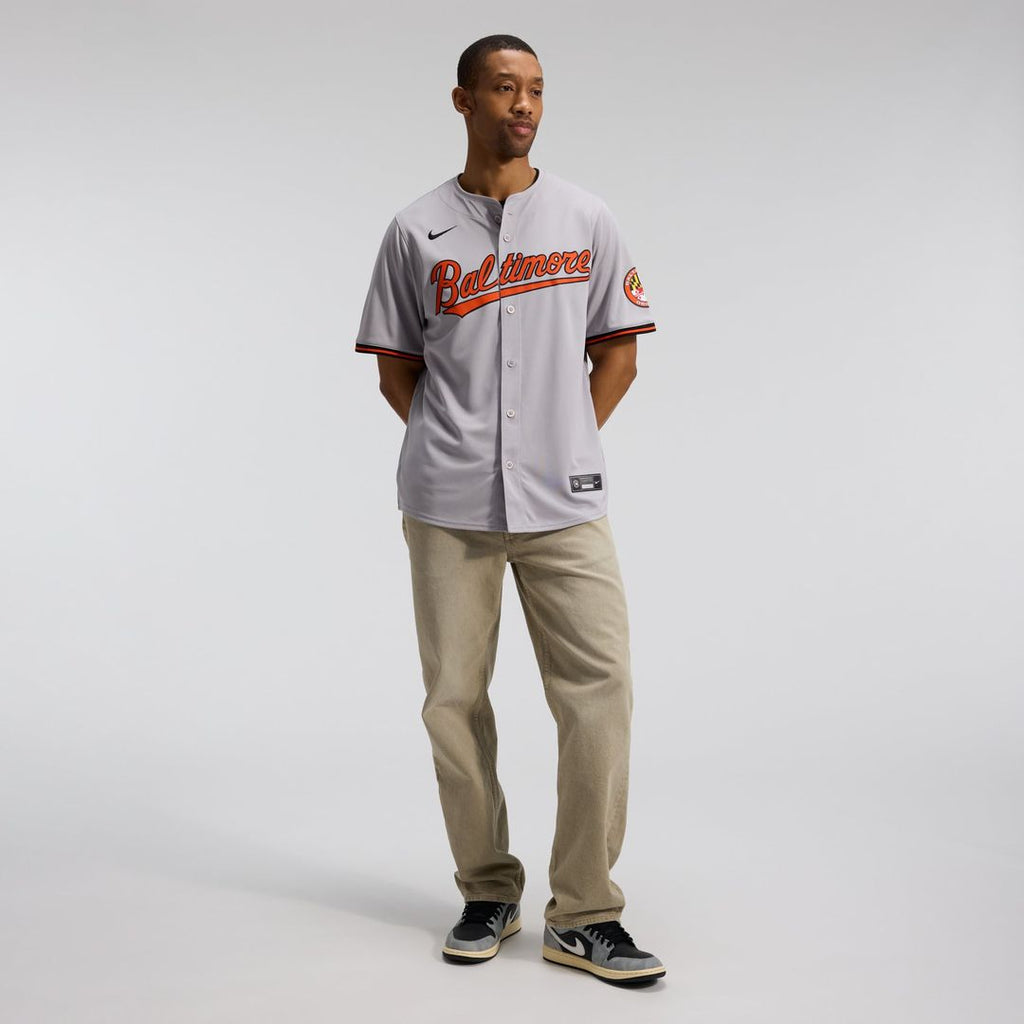 Baltimore Orioles Nike Authentic Jersey Gray