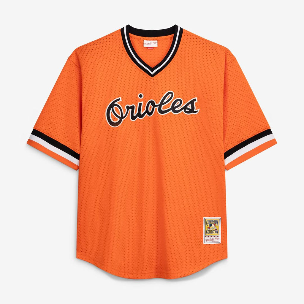 Baltimore Orioles Mitchell & Ness Authentic Jersey Orange