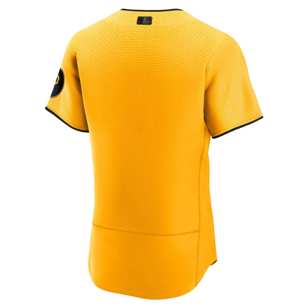 Pittsburgh Pirates Nike Authentic Jersey Gold