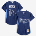 Tampa Bay Rays Mitchell & Ness Blue Authentic MLB baseball jersey