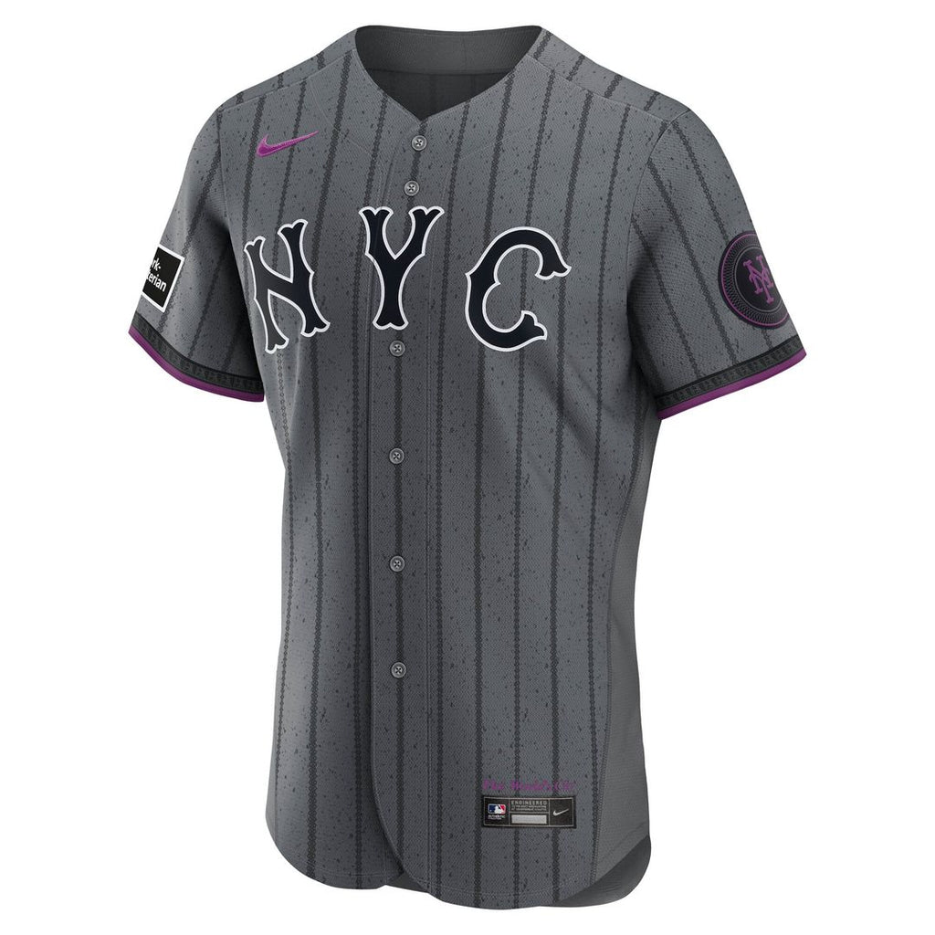 New York Mets Nike Authentic Jersey Gray