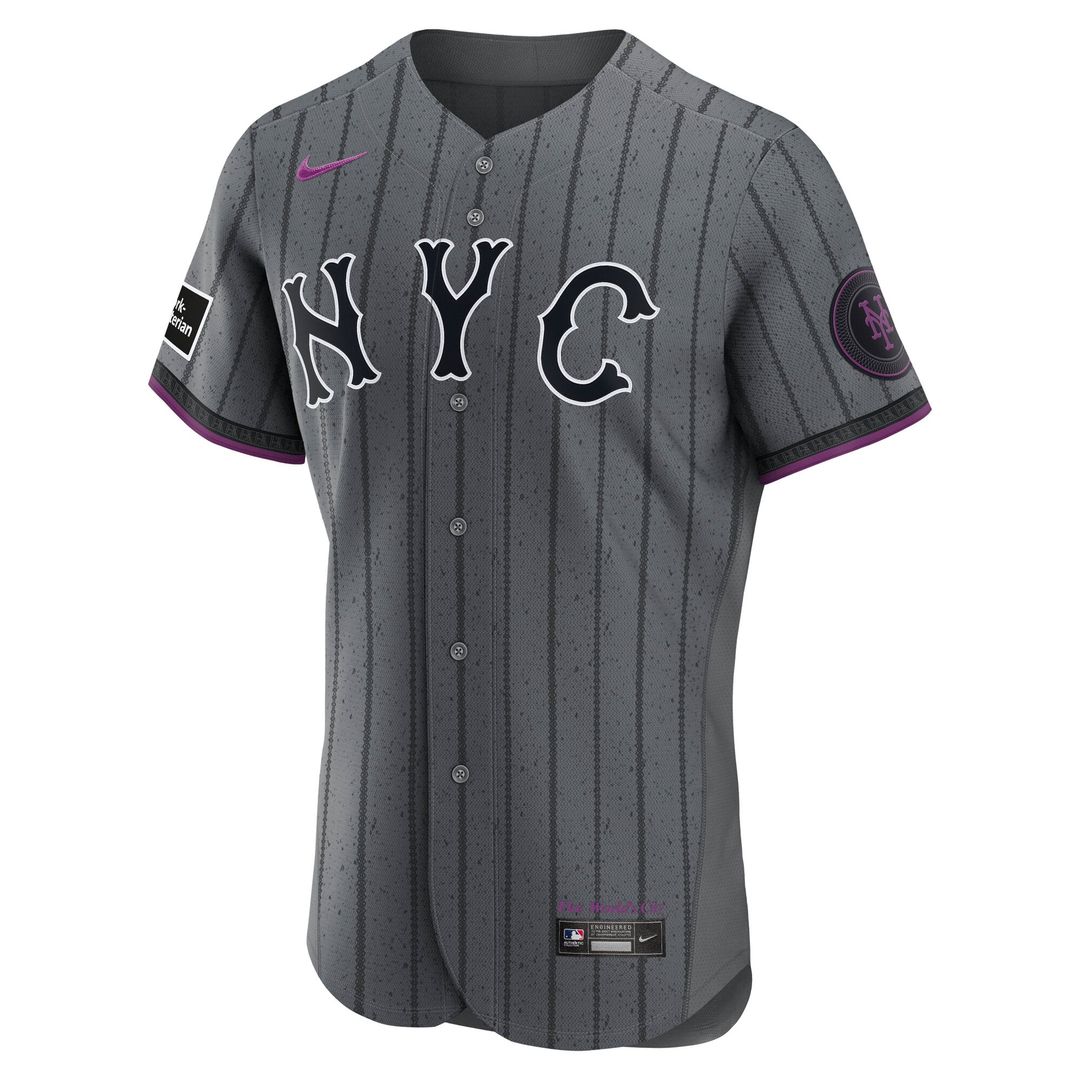 New York Mets Nike Authentic Jersey Gray