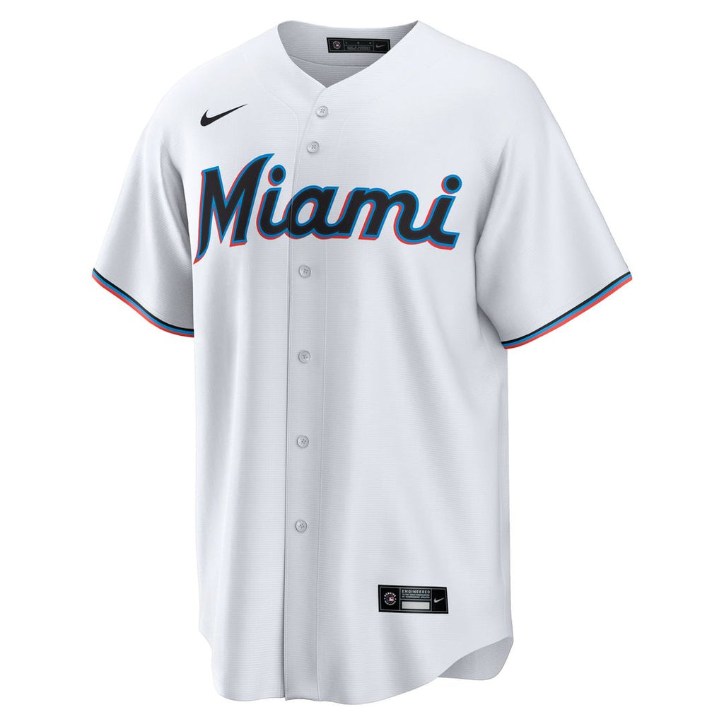 Miami Marlins Nike Replica Jersey White