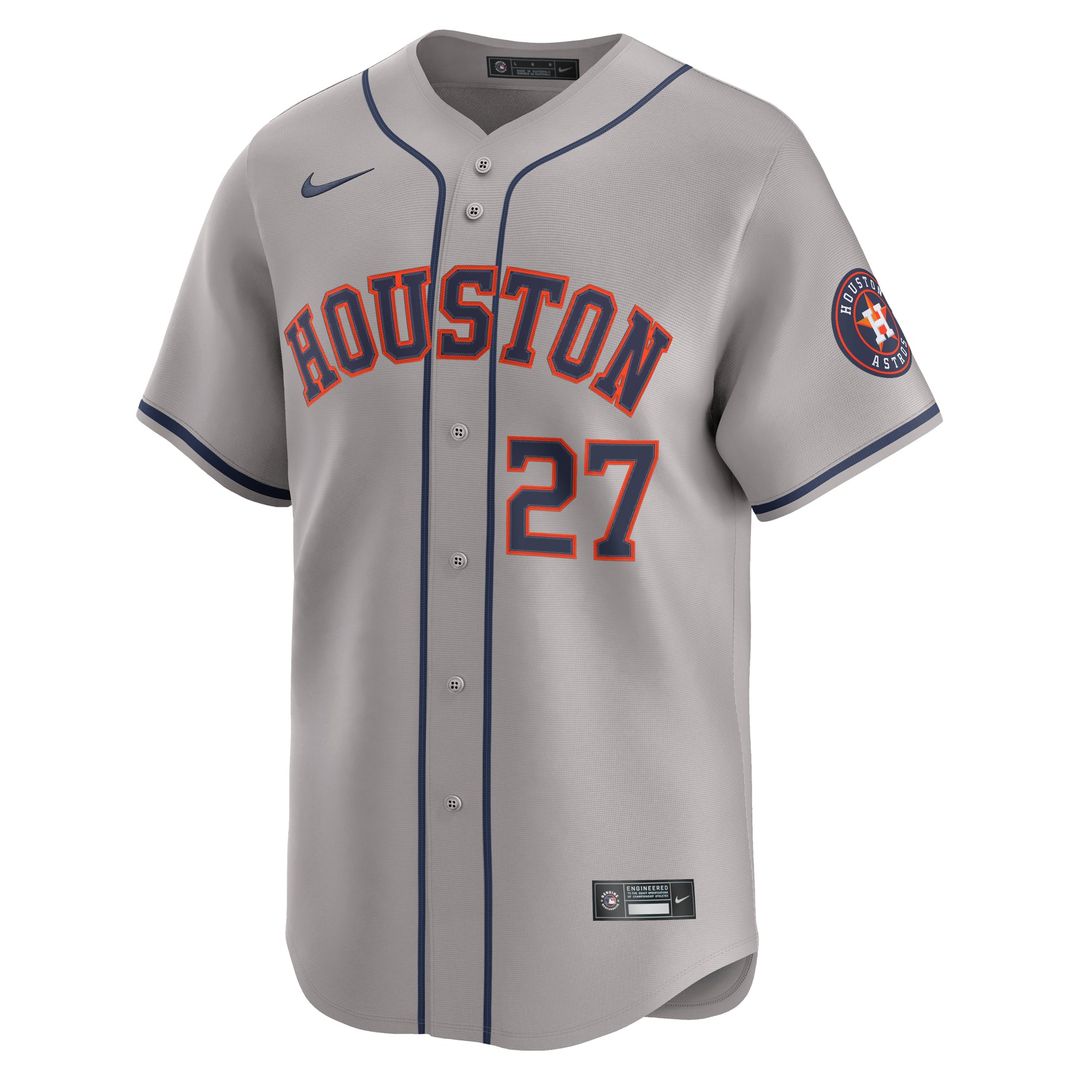 Houston Astros Nike Authentic Jersey Gray