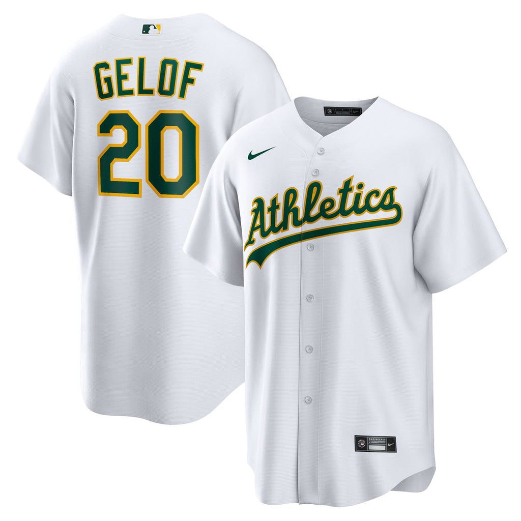 Athletics Nike White Replica MLB baseball jersey