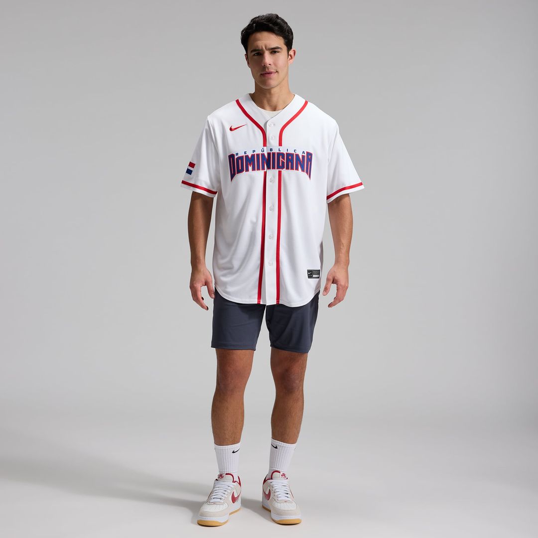 Dominican Republic Baseball Nike Jersey White