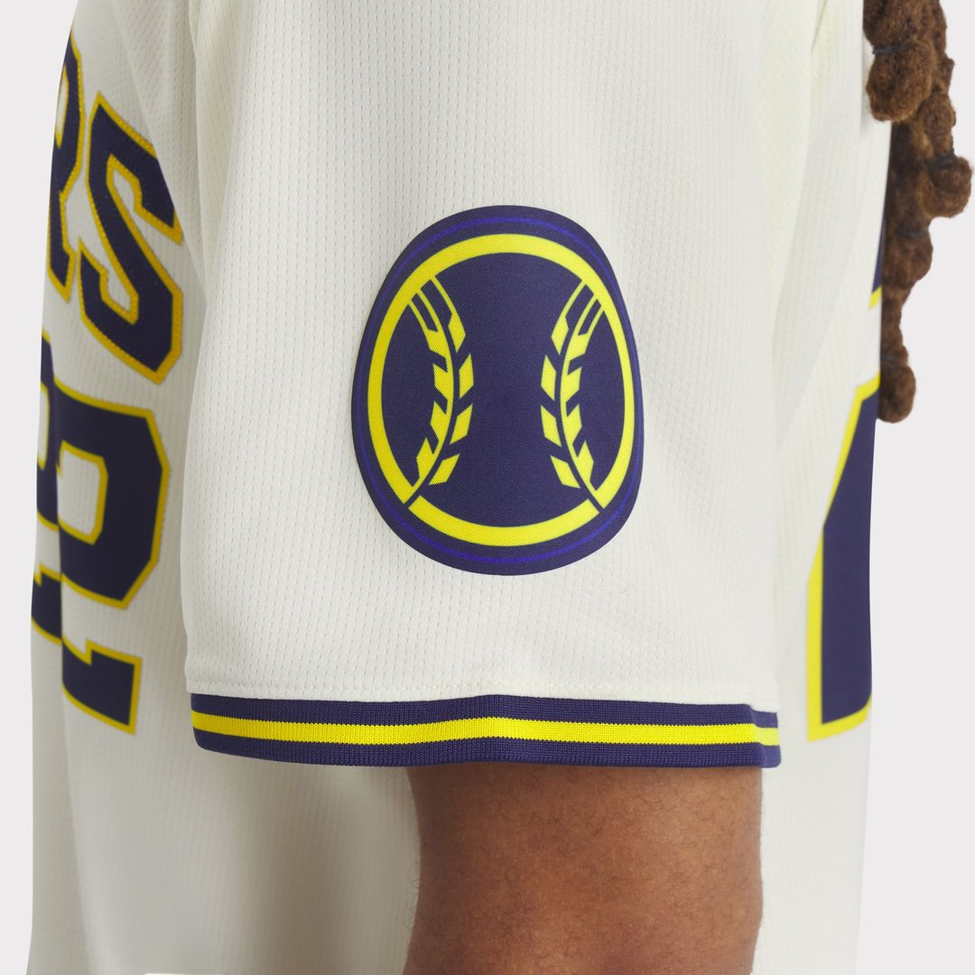 Milwaukee Brewers Nike Jersey Cream
