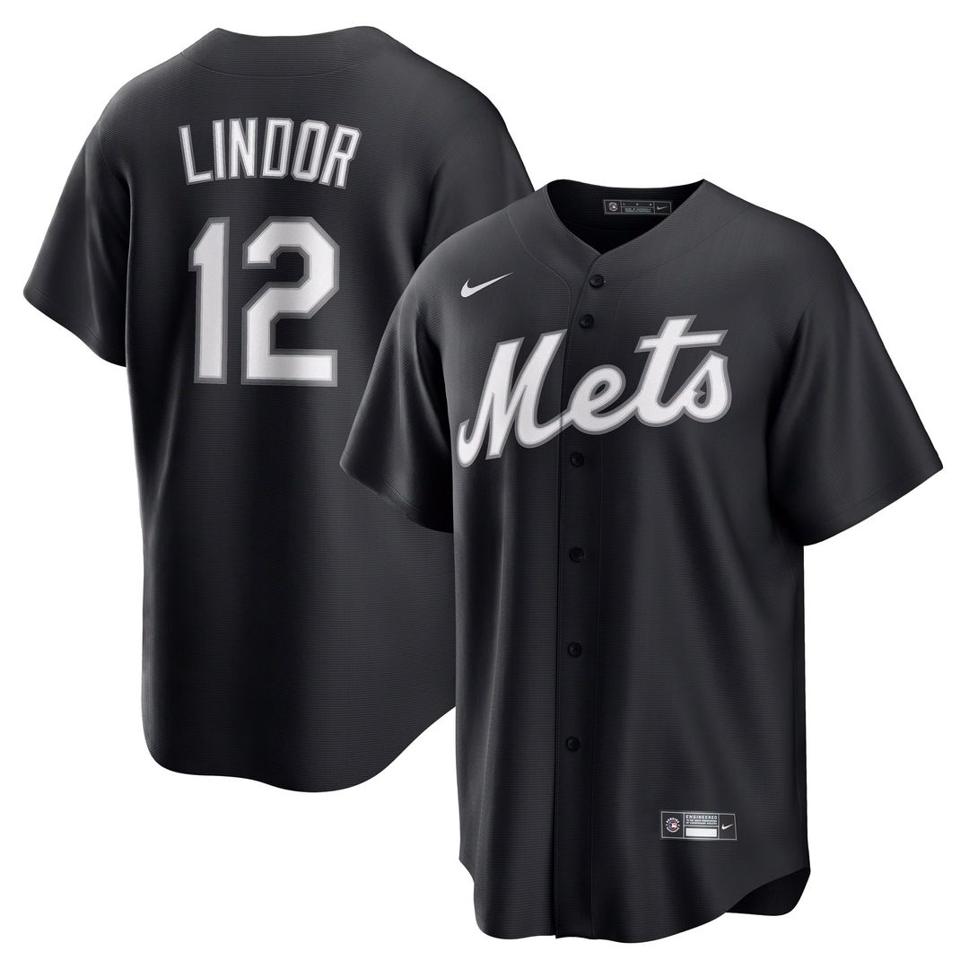New York Mets Nike Replica Jersey Black